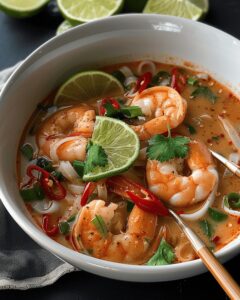 Soupe Tha Aux Crevettes Recipe