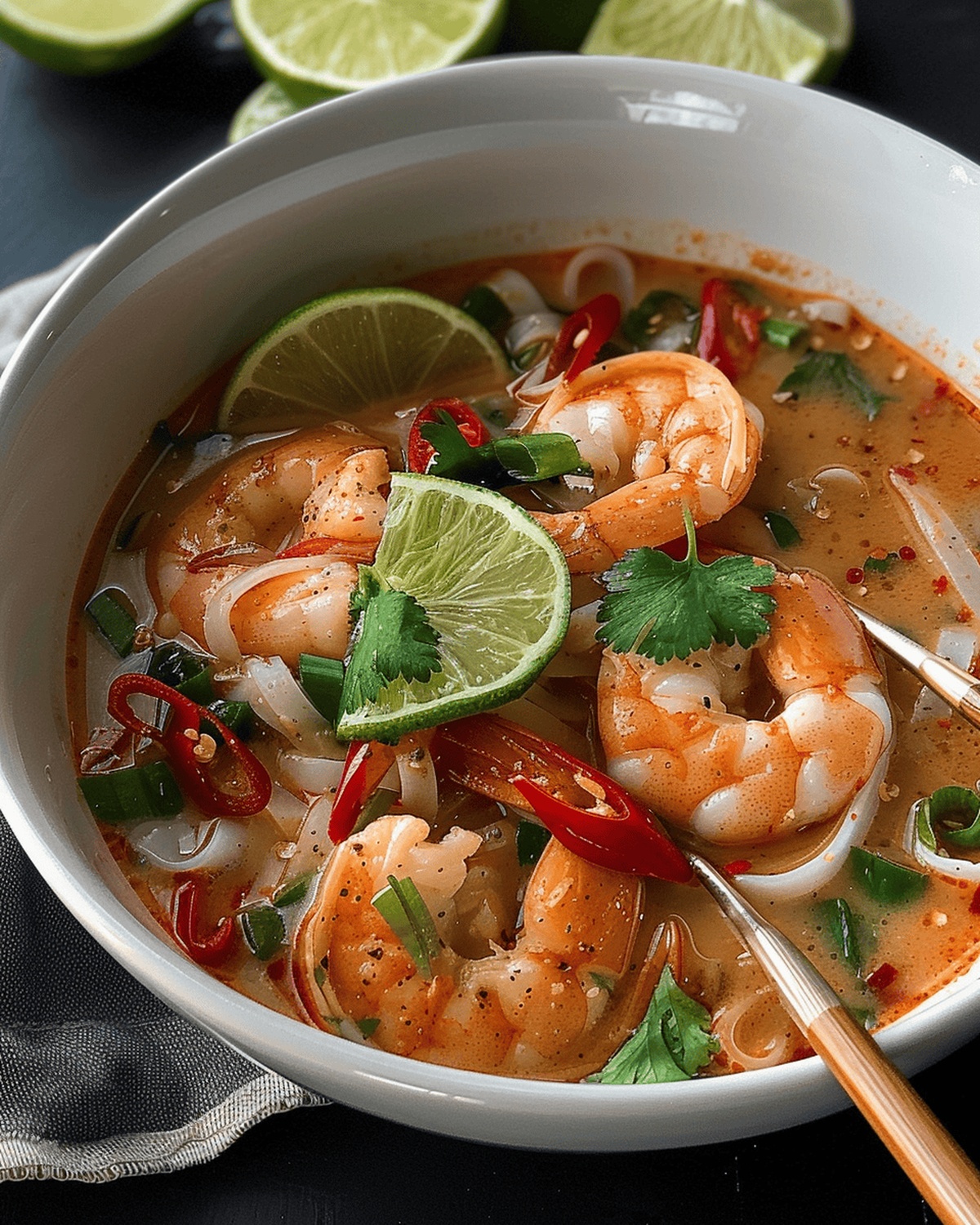 Soupe Tha Aux Crevettes Recipe