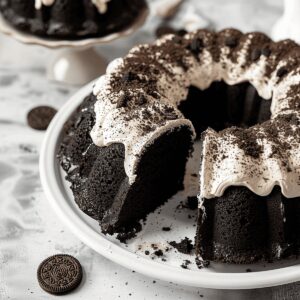 Cookies and Cream Oreo Bundt Cake Recipe