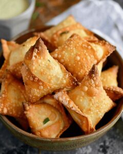 Crispy Air Fryer Cream Cheese Wontons Recipe
