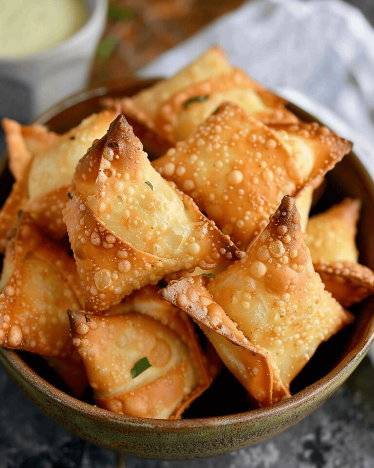 Crispy Air Fryer Cream Cheese Wontons Recipe