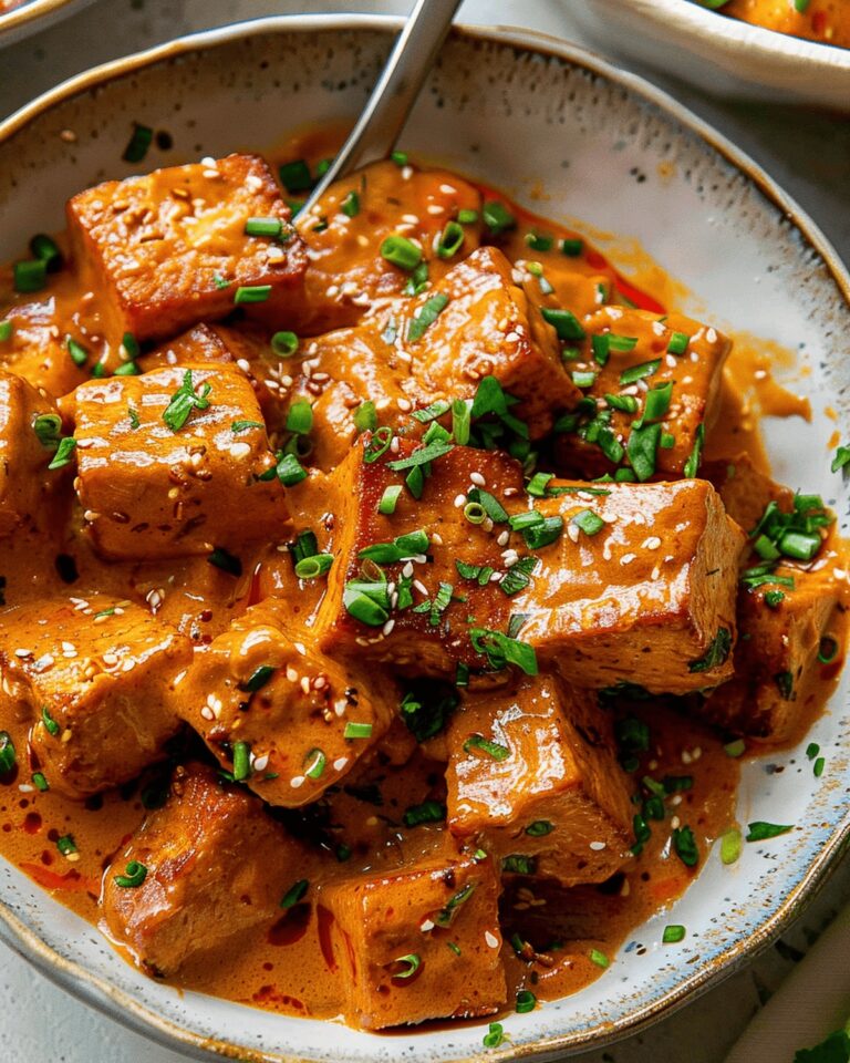 Vibrant Tofu with Silky Coconut Sauce Recipe