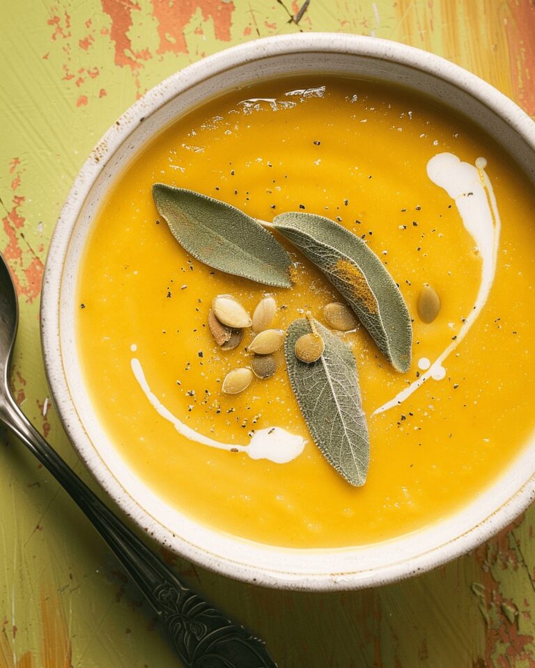 Butternut Squash Soup With Sage Recipe