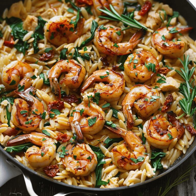 Creamy Shrimp Orzo Recipe