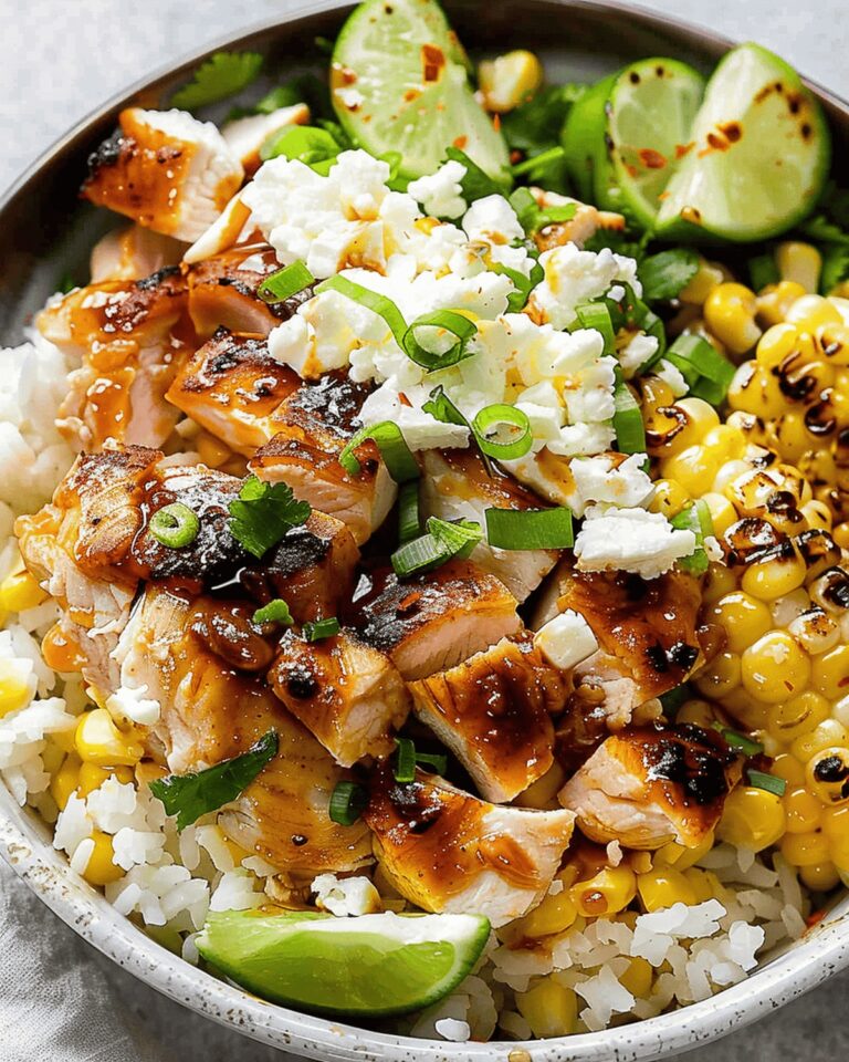 Smoky Street Corn Chicken Rice Bowl Recipe