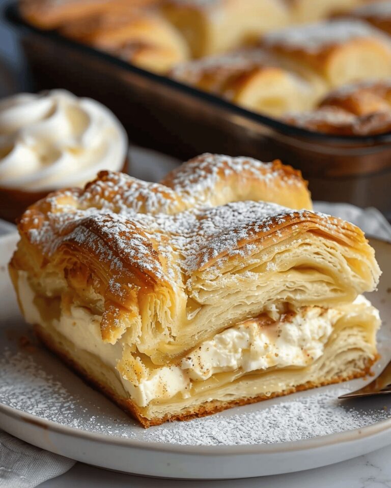 Golden Cheesecake Crescent Rolls Casserole Recipe