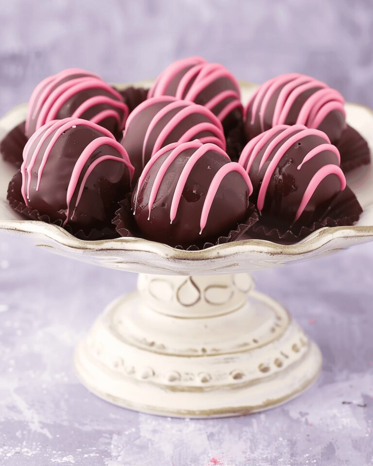 Velvety Chocolate Raspberry Truffles Recipe