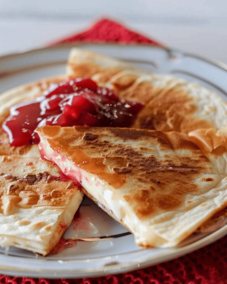 Crispy Cheesecake Quesadillas Recipe