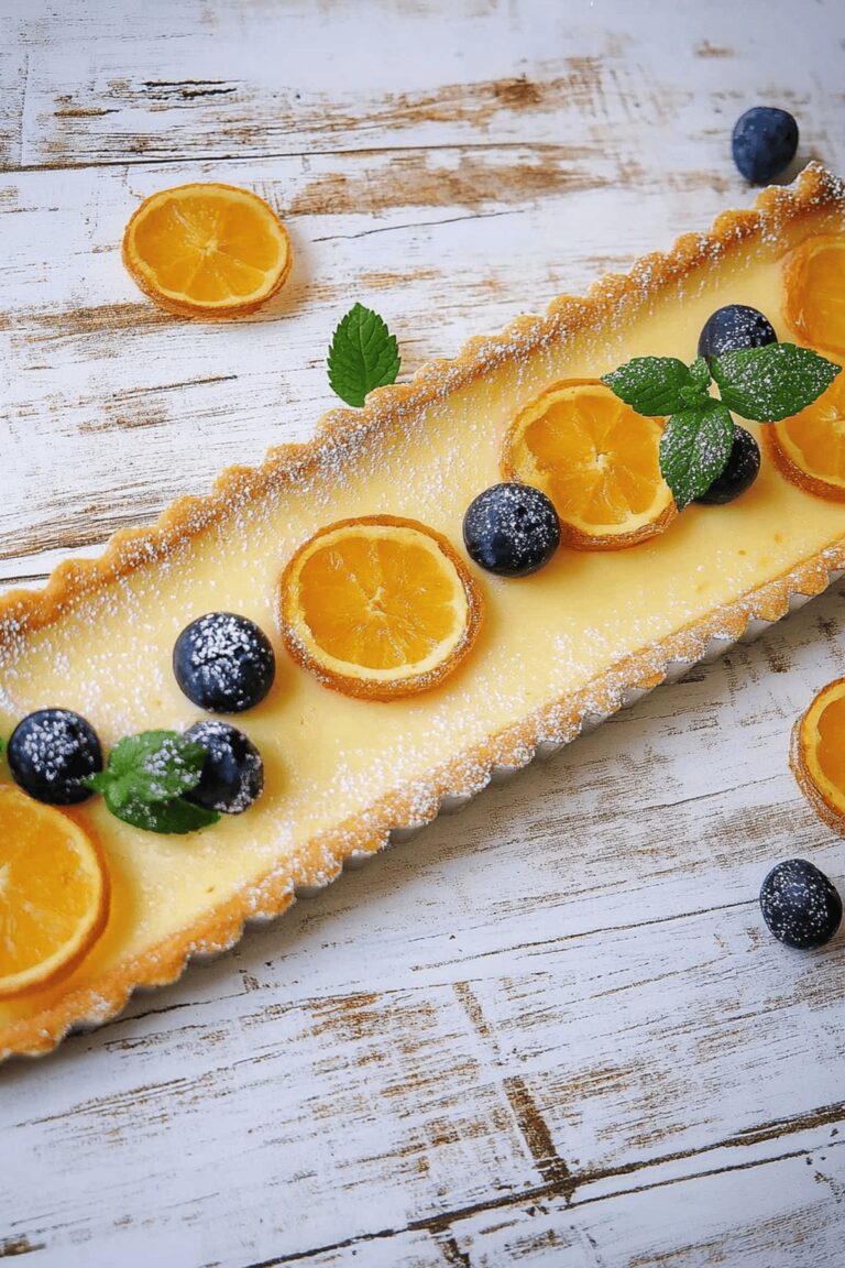 Silky Italian Lemon Mascarpone Tart Recipe