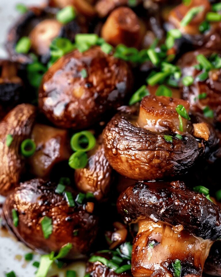Steakhouse Garlic Butter Mushrooms Recipe