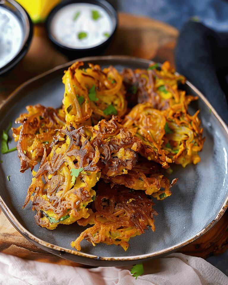 Crispy Indian Onion Bhaji Recipe