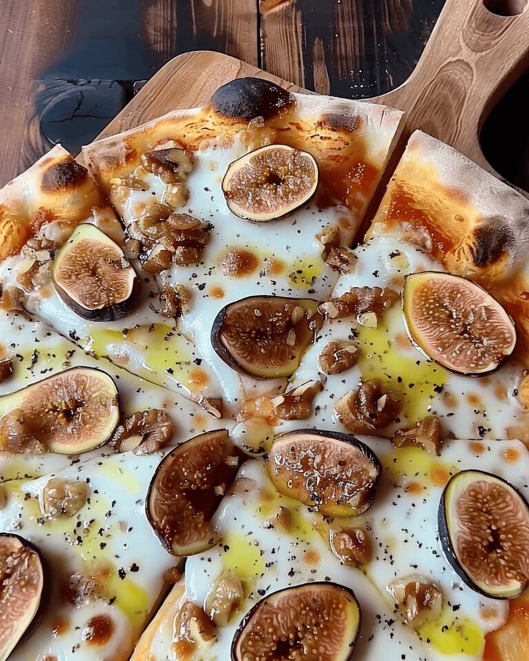 Fresh Fig And Walnut Artisan Pizza Recipe
