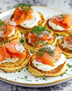 Smoked Salmon Blinis Recipe