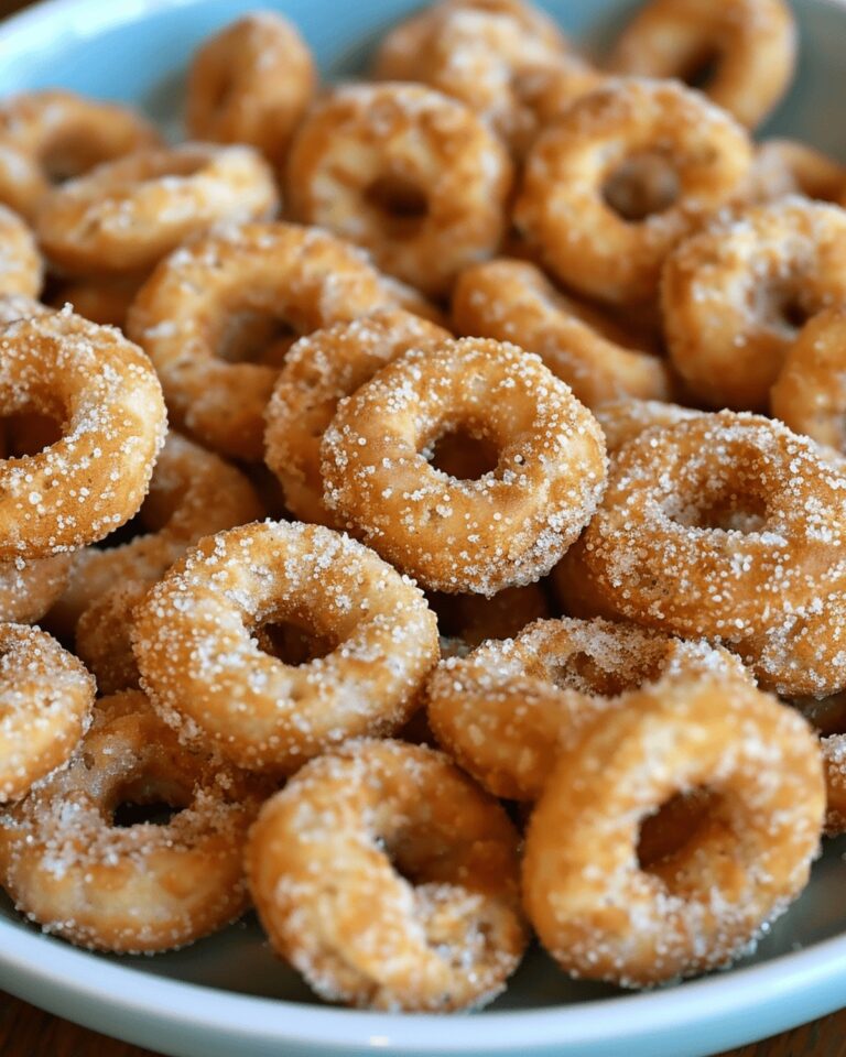 Crispy Mini Doughnut Hot Buttered Cheerios Recipe