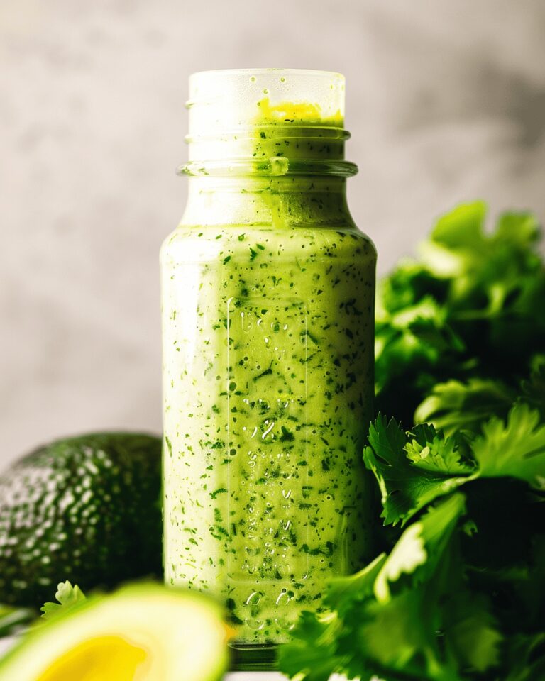 Velvety Avocado Cilantro Lime Dressing Recipe