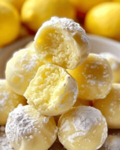 Tangy Lemon Truffles Recipe