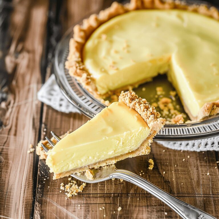 Silky Lemon Butter Pie Recipe