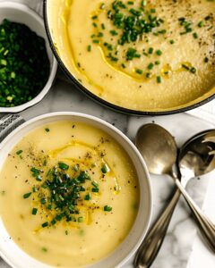 Velvety Potato Leek Soup Recipe