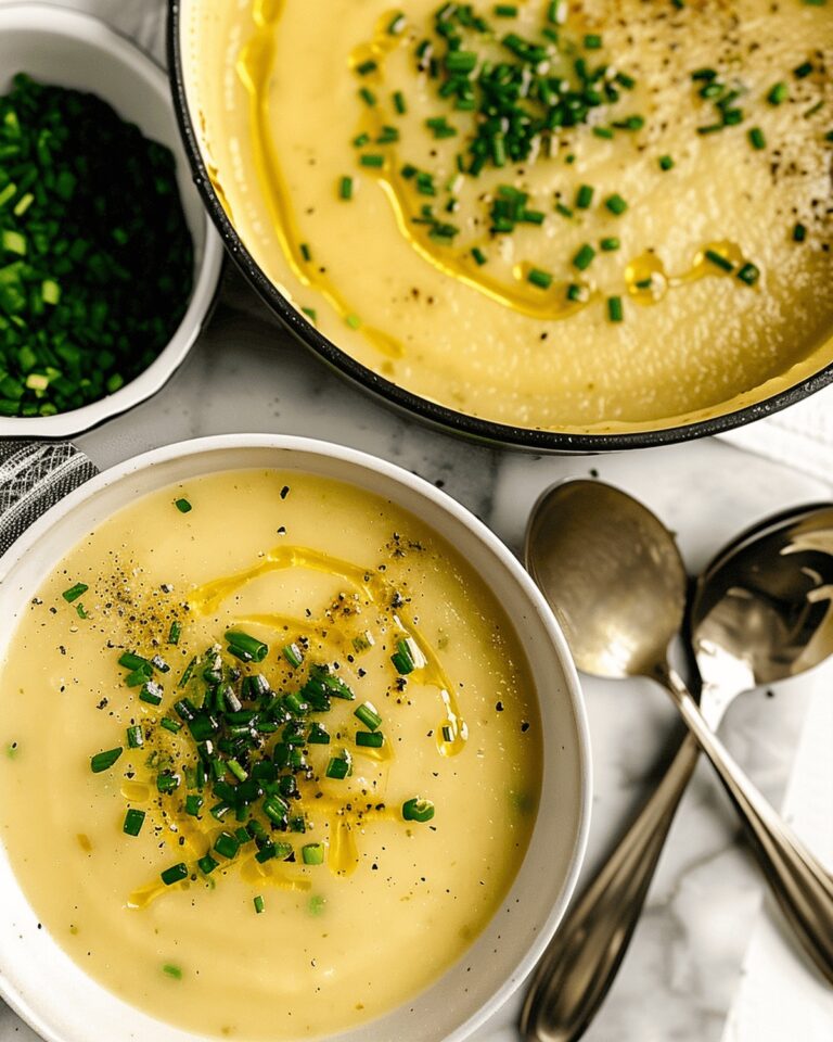 Velvety Potato Leek Soup Recipe