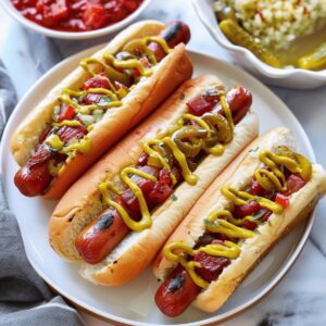 Oven-Baked Hot Dogs Recipe