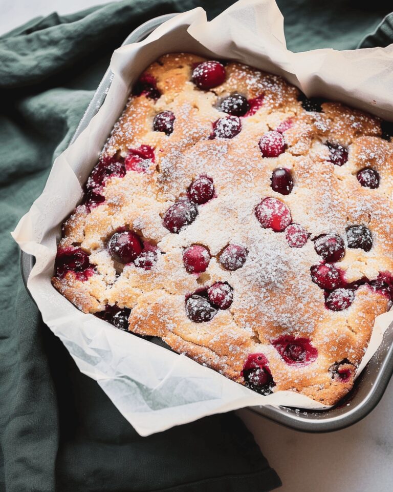 Sweet Cranberry Breakfast Cake Recipe