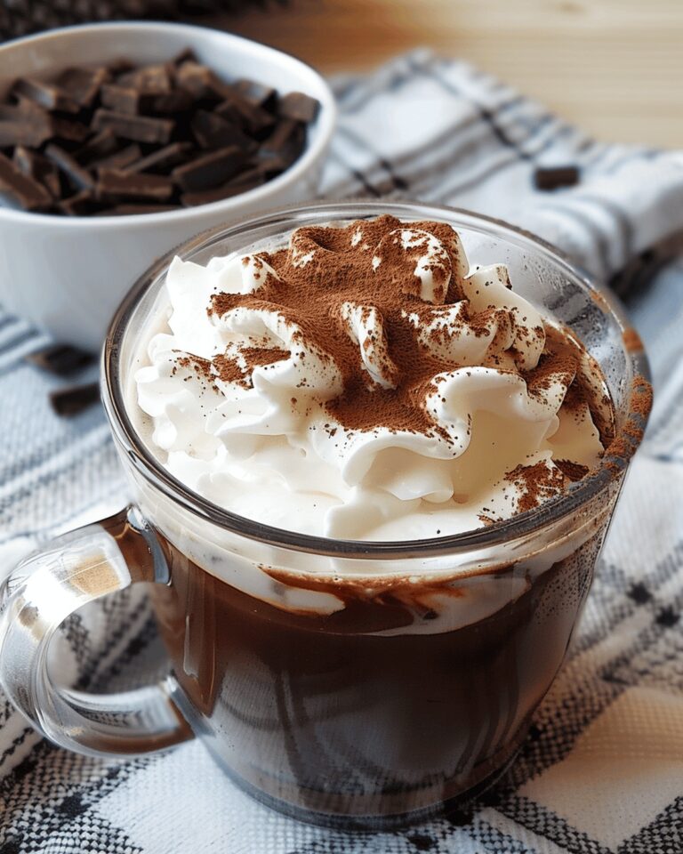 Velvety French Hot Chocolate Recipe
