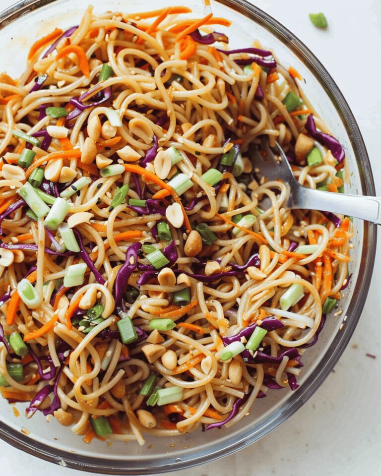 Tangy Sesame Noodle Salad Recipe