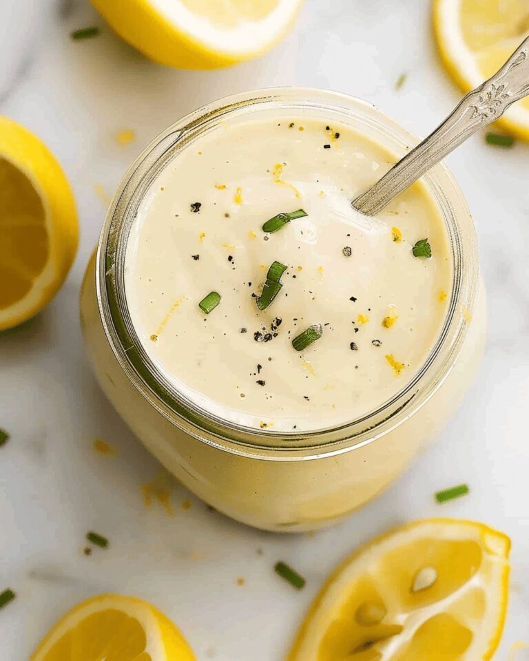 Tangy Lemon Garlic Tahini Dressing Recipe