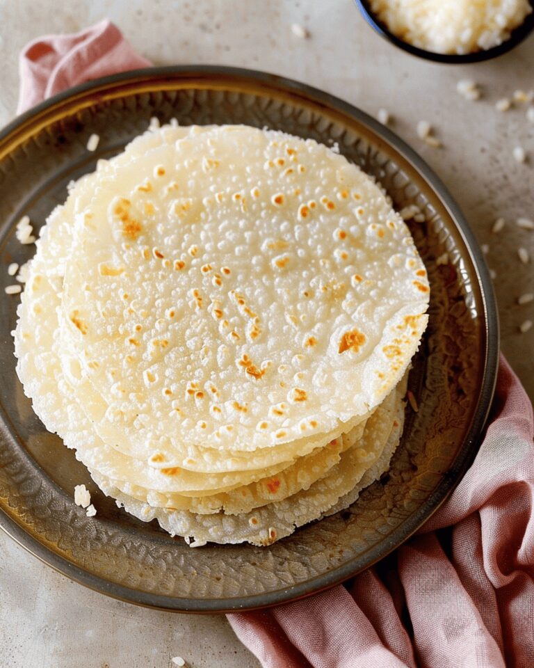 Soft Rice Tortillas Recipe