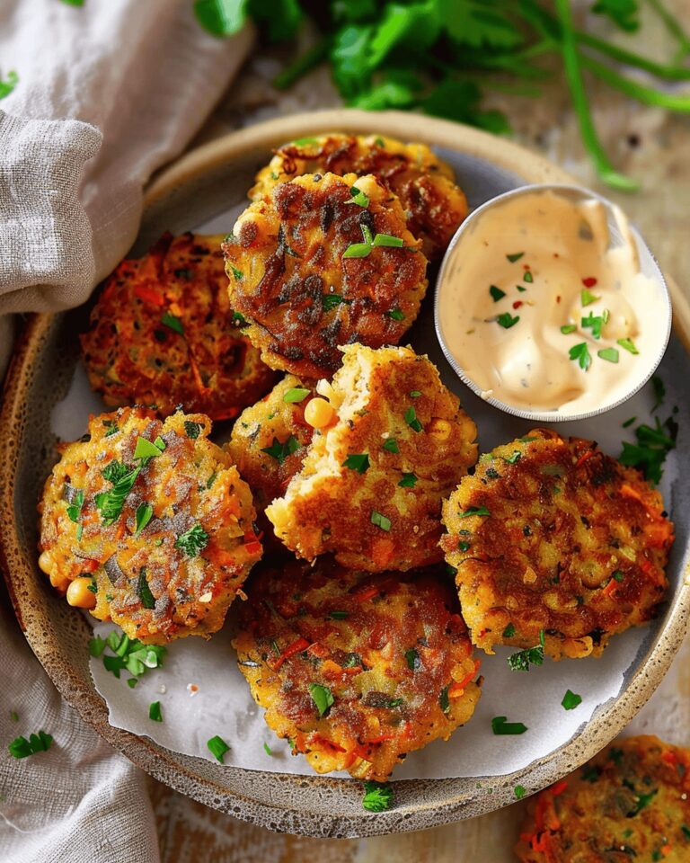 Vegetable Chickpea Fritters Recipe