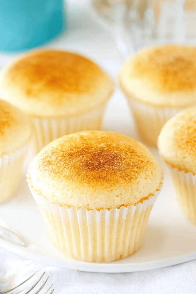 Silky Creme Brulee Cupcakes Recipe