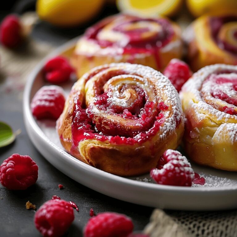 Raspberry Cinnamon Rolls Recipe
