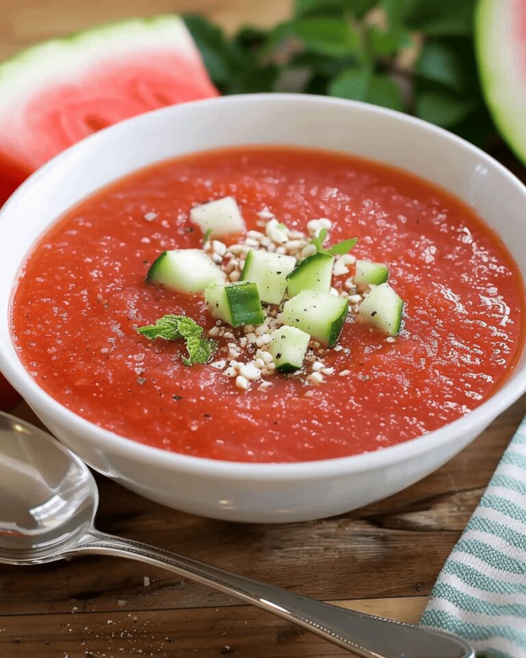 Summer Watermelon Gazpacho Recipe