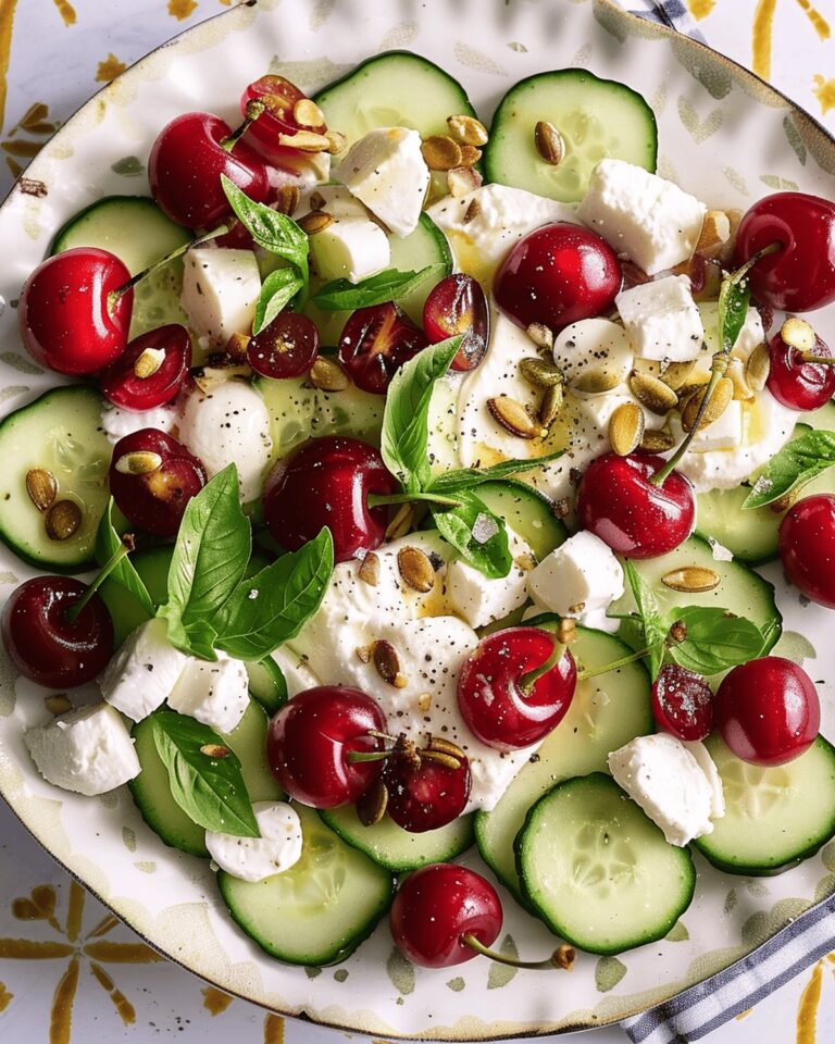 Cherry, Cucumber, And Mozzarella Salad Recipe