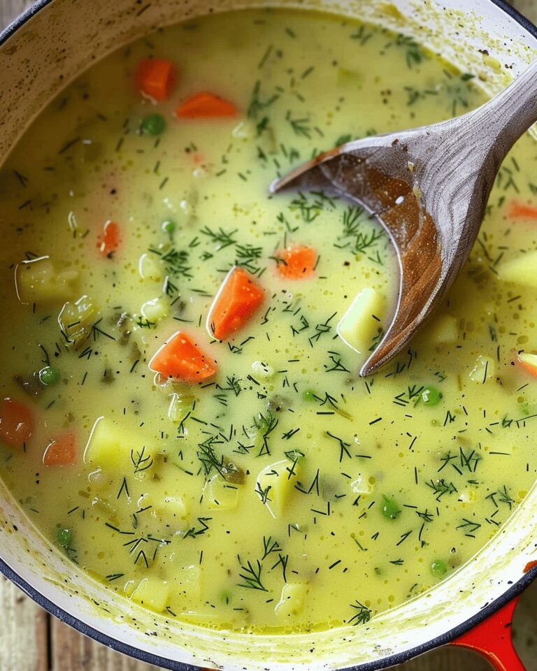 Velvety Polish Dill Soup Recipe