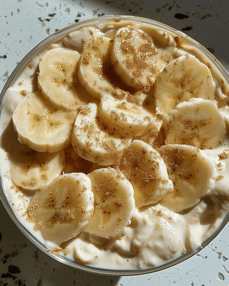 Protein-Packed Cottage Cheese Banana Pudding Recipe