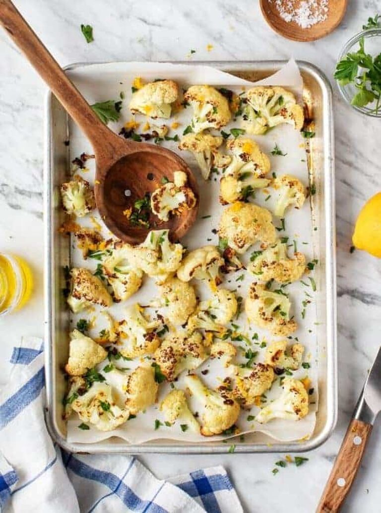 Golden Roasted Cauliflower Recipe