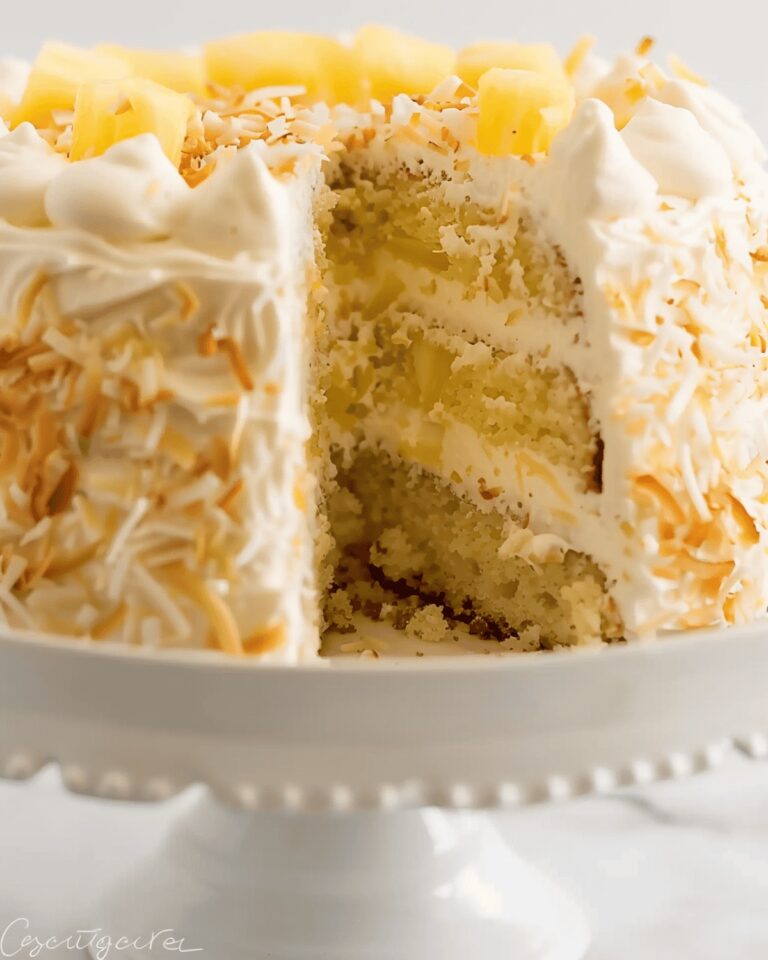 Pineapple Coconut Cake Recipe