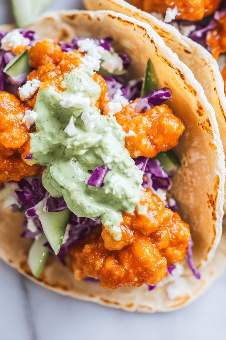 Crispy Buffalo Tofu Tacos Recipe