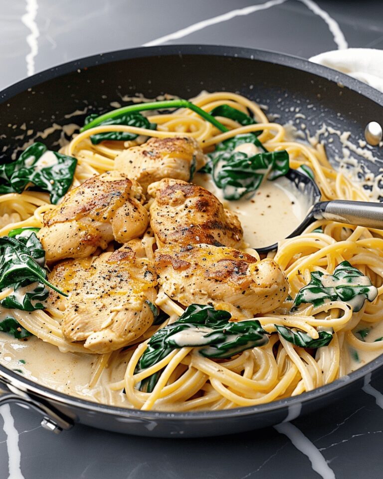 Creamy Chicken Florentine Pasta Recipe