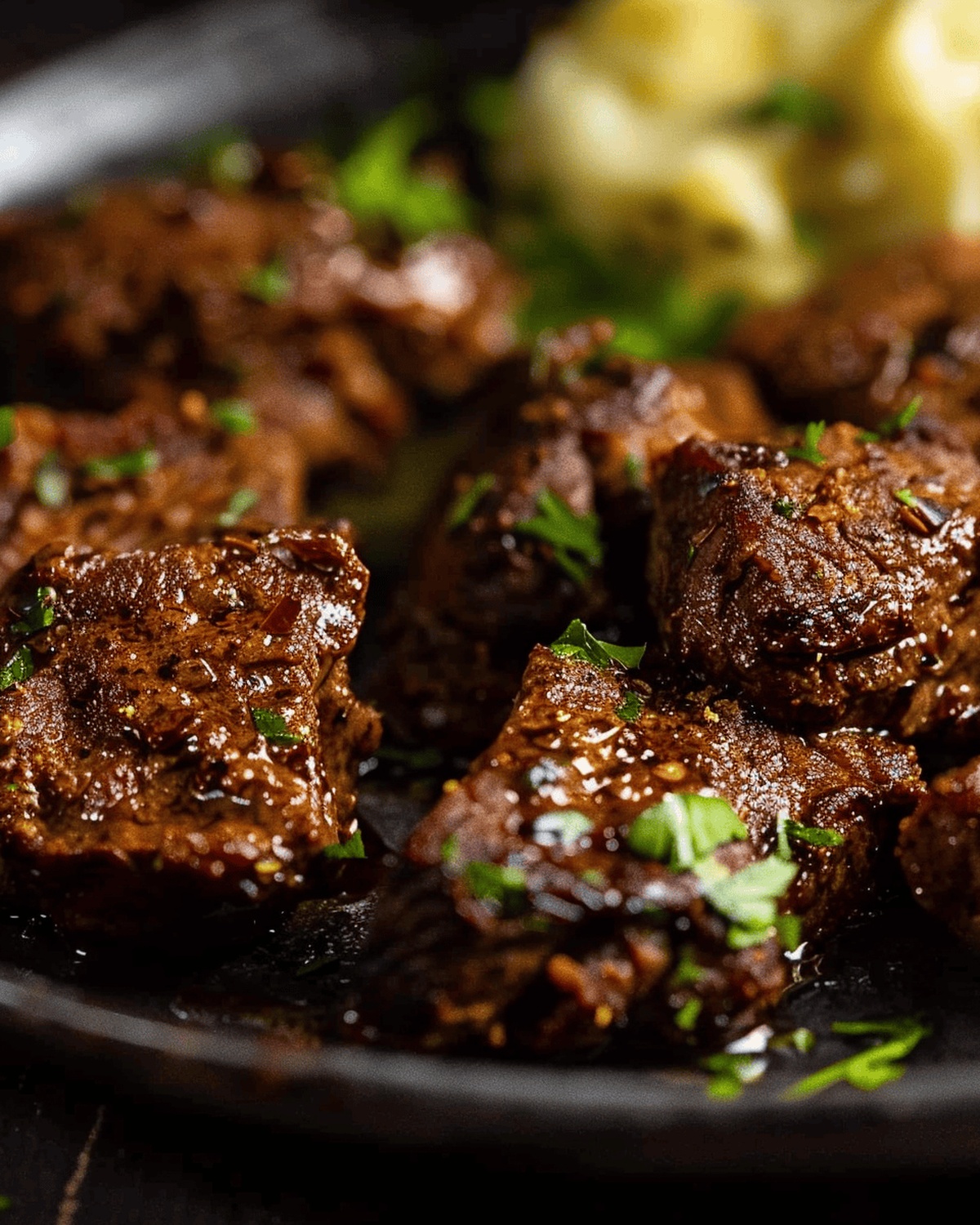 Cajun Garlic Butter Steak Bites Recipe