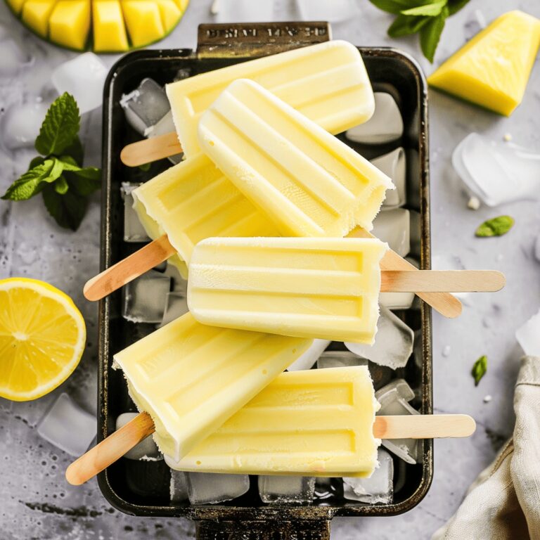 Silky Dole Whip Popsicles Recipe