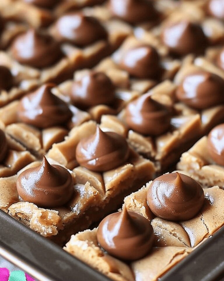 Peanut Butter Blossom Bars Recipe