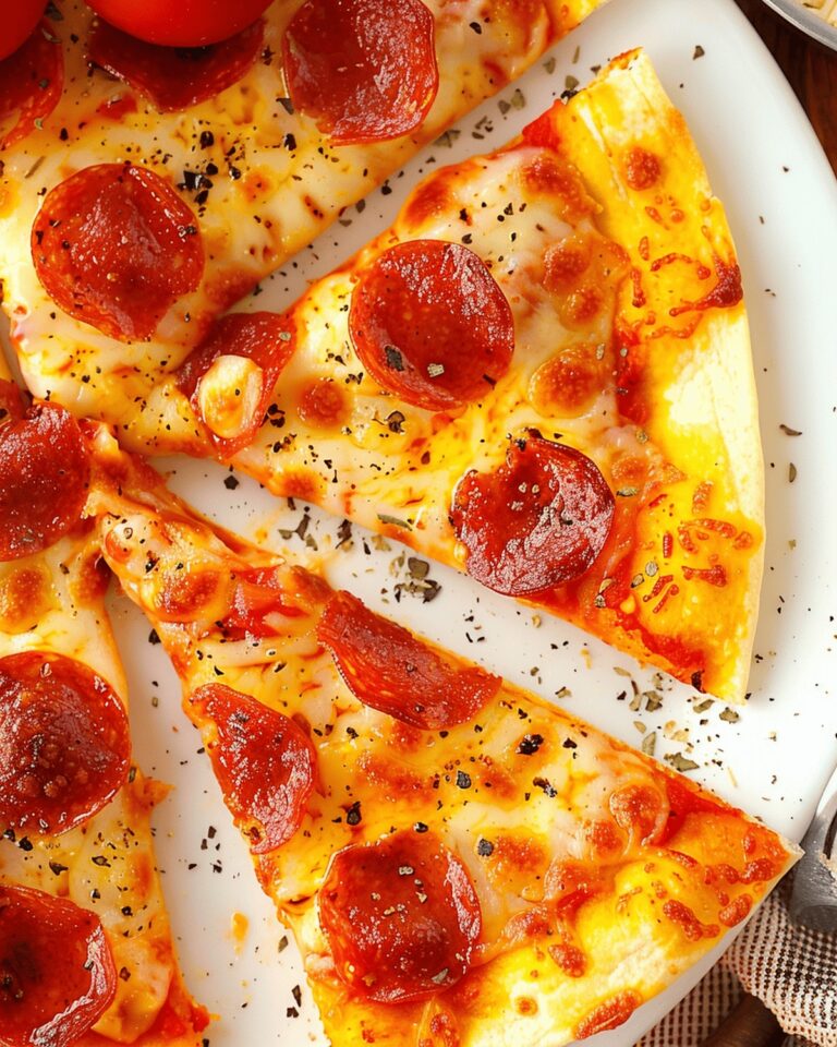 Crispy Air Fryer Tortilla Pizza Recipe