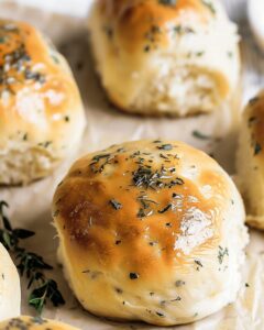 Rustic Ricotta Herb Bread Rolls Recipe