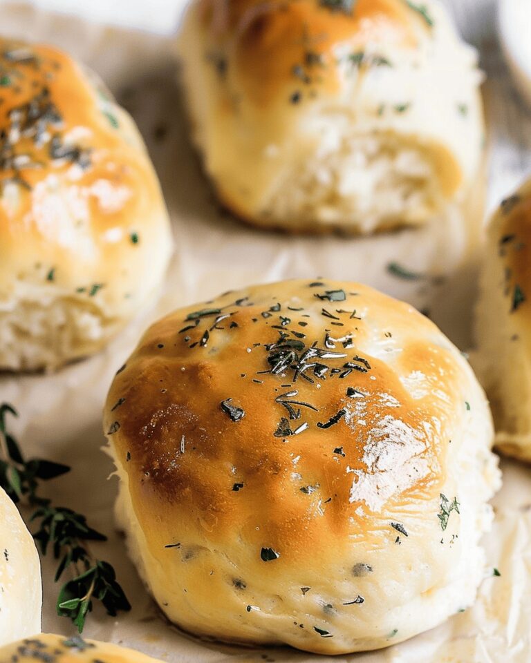Rustic Ricotta Herb Bread Rolls Recipe
