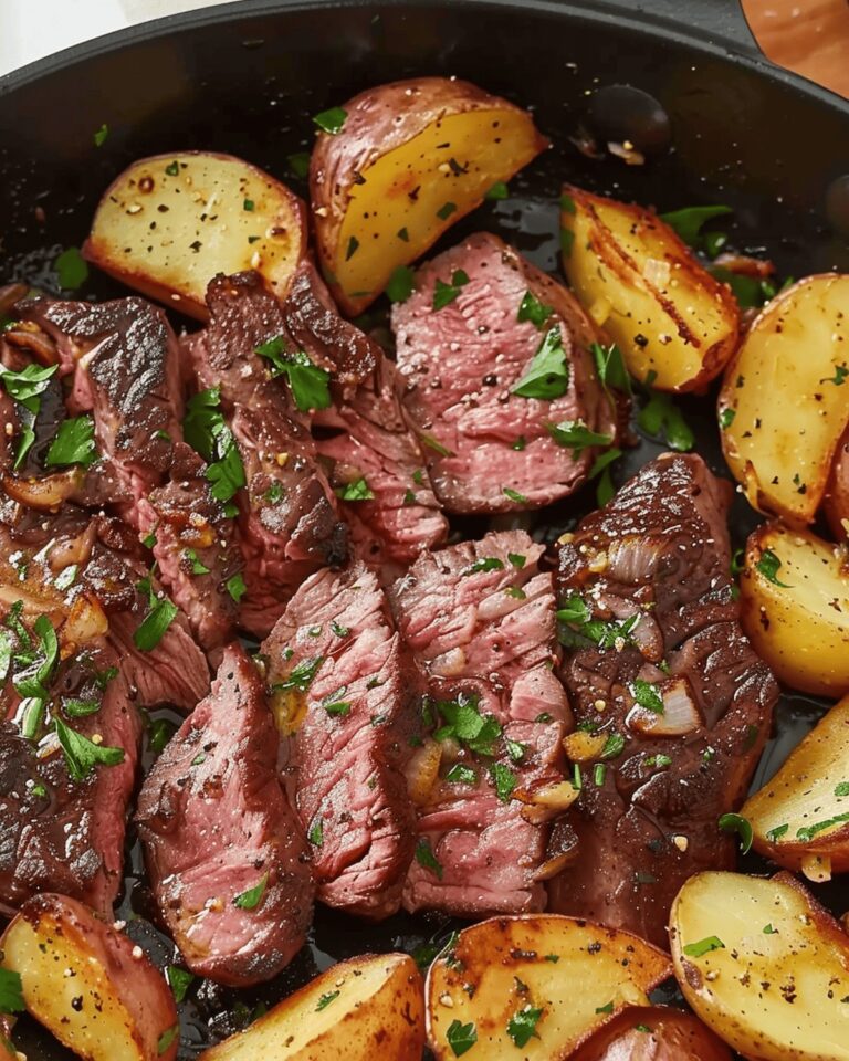 Garlic Butter Steak and Potatoes Recipe