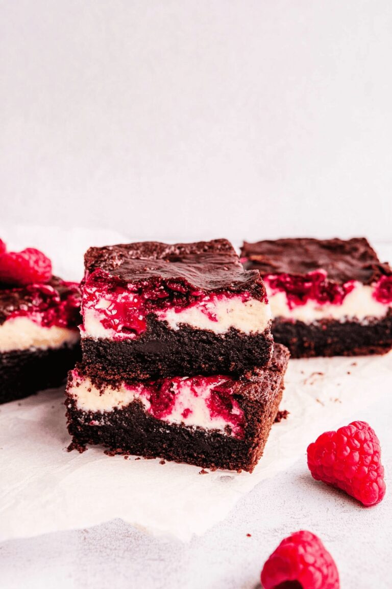 Raspberry Cheesecake Brownies Recipe