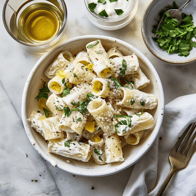 Bright Lemon Ricotta Pasta With Arugula Recipe