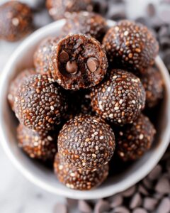 Nutty Chocolate Chia Balls Recipe